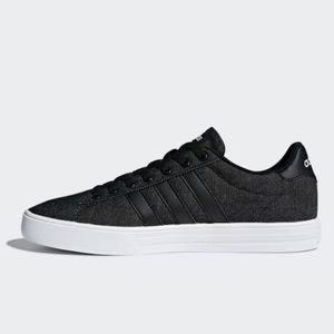 Adidas Men’s Daily 2.0 Denim Black Casual Sneaker 10